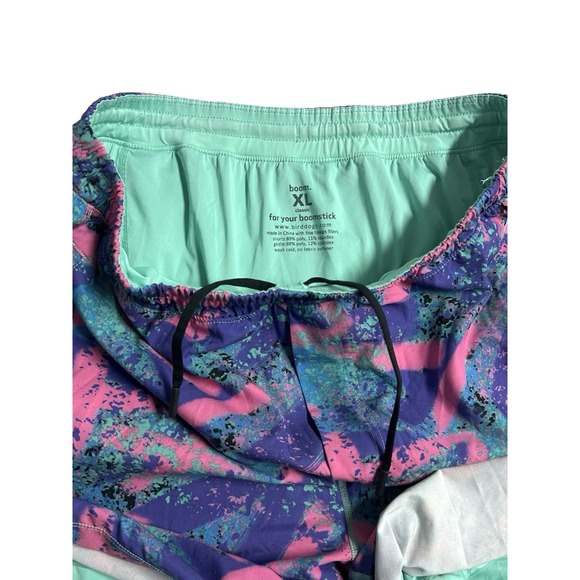 Birddogs Shorts Mens XL Purple Pink Splatter Lined Baysiders Boomstick 7" Inseam - Picture 8 of 15